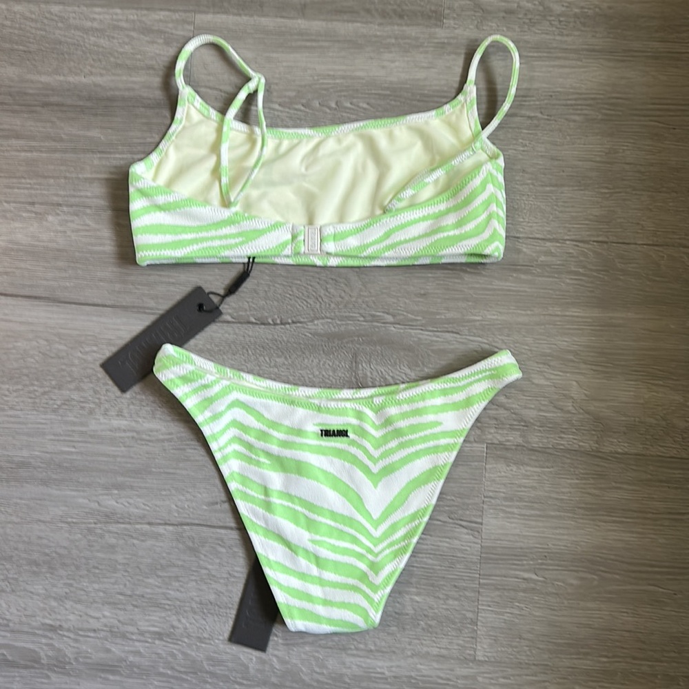Green Zebra style swimsuit set! - Picture 13 of 15